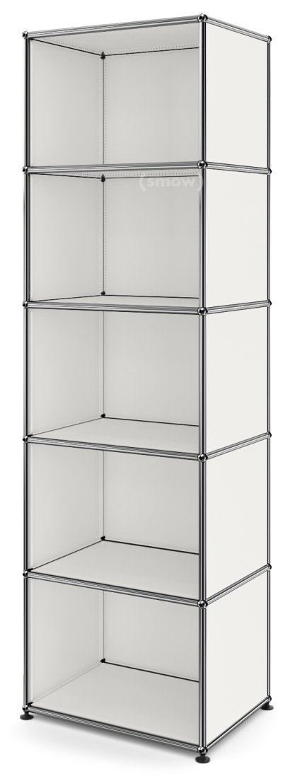 USM Haller Bücherregal 50, Offen, Reinweiß RAL 9010
