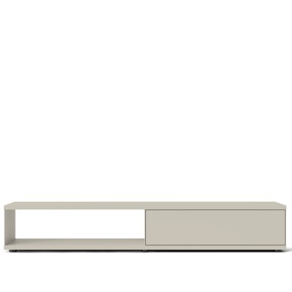 Flow Q Lowboard, 200 cm, 33,6 cm (Schublade), Silk