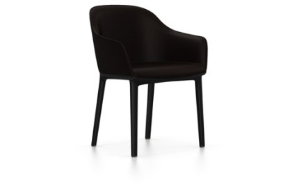 Softshell Armchair, Basic dark, Plano, Braun, Gleiter für Teppichboden