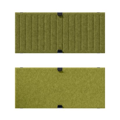 USM Soft Panel Duo für USM Haller Regale, 75 cm x 35 cm, Grün / Hellgrün