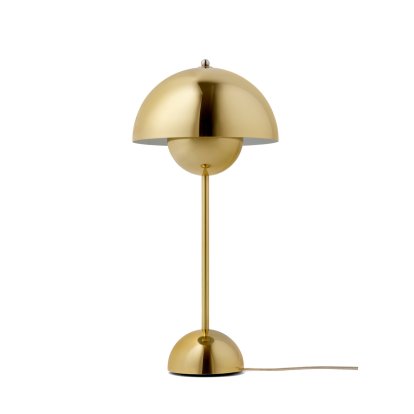 Flowerpot VP3 Tischleuchte, Brass-plated