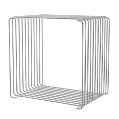 Panton Wire Regal, 26 cm, Chrome