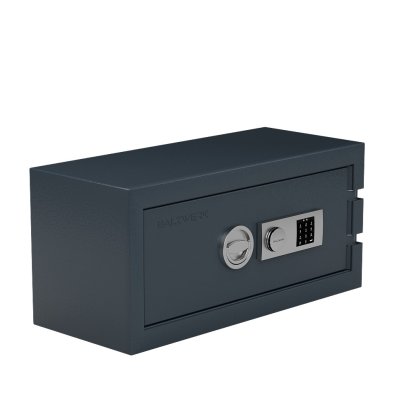 Balzsafe Connect Tresor für USM Haller Regale, 75 cm x 35 cm x 35 cm, Anthrazitgrau RAL 7016, Elektronisches Zahlenkombinationsschloss mit Revisionsschlüssel