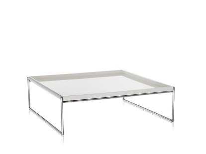 Trays Tisch, 80 x 80 cm, weiß