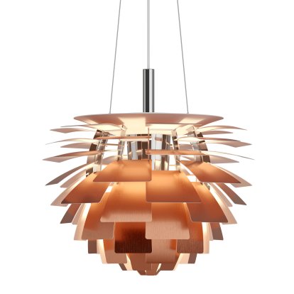 PH Artichoke (Zapfen) Pendelleuchte, Kupfer, Ø 48 cm
