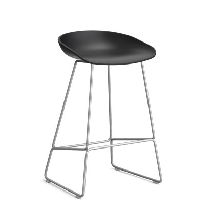 About A Stool AAS 38 Barhocker, Küchenvariante: Sitzhöhe 64 cm, Edelstahl, Black 2.0