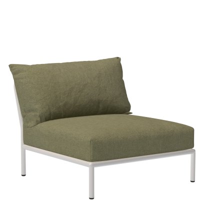 Level 2 Lounge Sessel, Muted White, Leaf