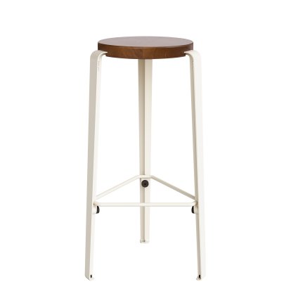 Lou Barhocker, 76 cm, Eiche gebeizt, Cremeweiß