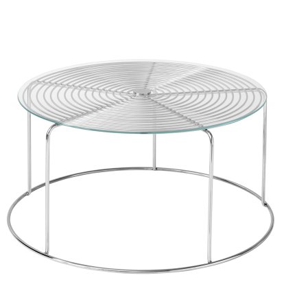 Wire VP17 Couchtisch, Mit Glasplatte