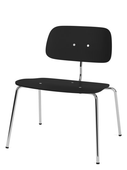 Kevi 2063 Loungestuhl, Black / chrome
