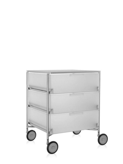 Mobil Container, 3 Schub - kein Fach, Opal, Eisfarben