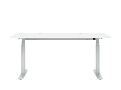 HiLow 2 Schreibtisch, 160 x 80 cm, Aluminium