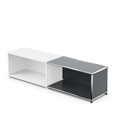 USM Haller Anbaupaket Horizontal 1, Anthrazitgrau RAL 7016, 35 cm
