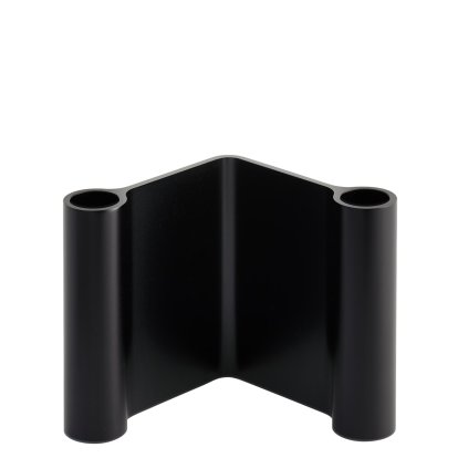 Pair Kerzenhalter, Black, H 11 cm