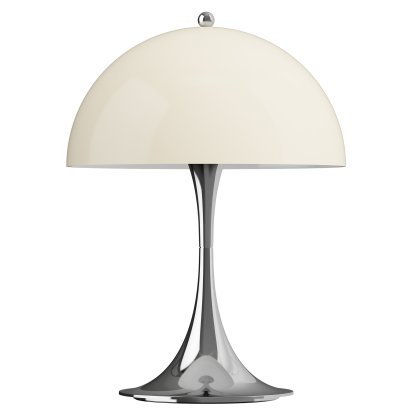 Panthella 250 Akkuleuchte, Chrom opal beige