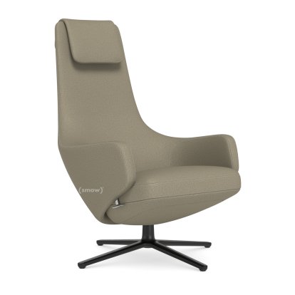 Repos, Sessel Repos, Stoff Dumet beige melange, 40 cm, Basic dark