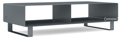 TV Lowboard R 200, Einfarbig, Basaltgrau (RAL 7012), Kufen lackiert in Außenfarbe