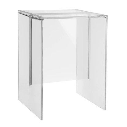 Max Beam Hocker/Beistelltisch, Kristall