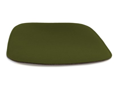 Sitzauflage für Eames Armchairs, Mit Polster, olive dunkel