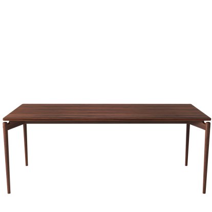 PUREdinner Tisch, 190 x 85 cm, Walnuss geölt, Ohne Erweiterungsplatten