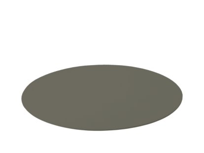 Filzauflage für Componibili, 1, Rund, ø 40 cm, 040 uni grau