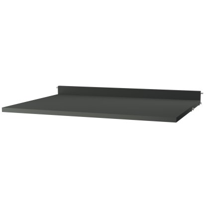String System Schreibtischplatte, Dunkelgrau lackiert, B 78 cm x T 58 cm
