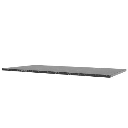 Panton Wire Top Panel, Doppelt groß (H 1,2 x B 70,1 x T 34,8 cm), Marmor schwarz