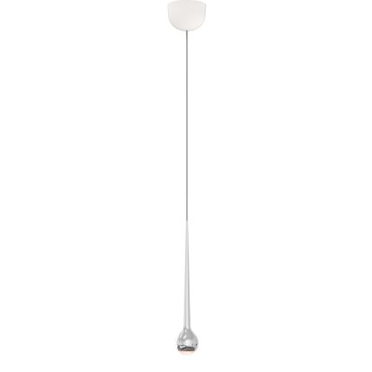 Falling Sun Pendelleuchte, Polished aluminium, 1 Schirm