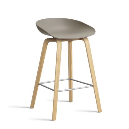 About A Stool AAS 32 Barhocker, Küchenvariante: Sitzhöhe 64 cm, Eiche lackiert, Khaki 2.0