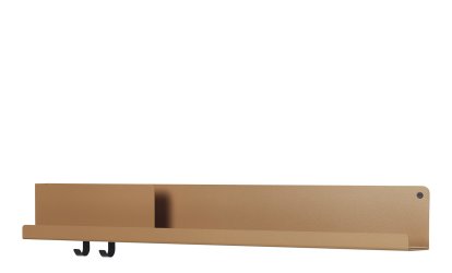 Folded Wandregal, H 13 x B 96 cm, Burnt orange