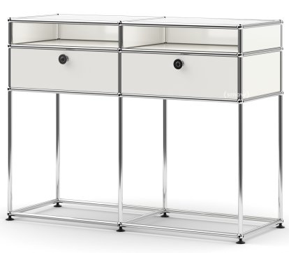 USM Haller Konsolentisch, Reinweiß RAL 9010