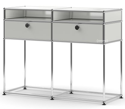 USM Haller Konsolentisch, Lichtgrau RAL 7035