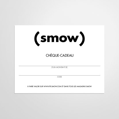 smow Geschenkgutschein, 50 EUR, PDF-Gutschein per E-Mail, Französisch