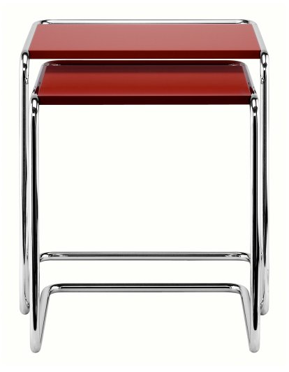 Satztischset B 97, Decklackiert, Tomatenrot (RAL 3013)