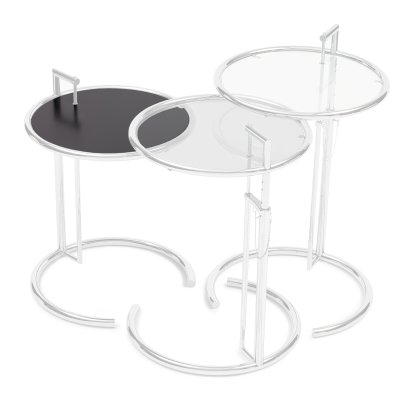 Adjustable Table E 1027 Ersatzplatte, Metallplatte schwarz