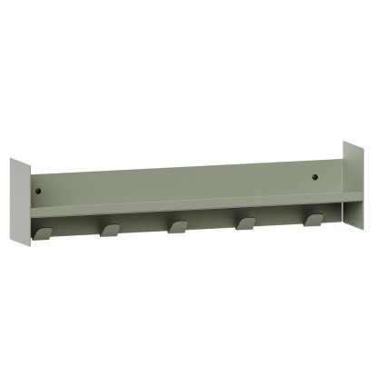 Pli Wandregal Slim, 60 cm, Eukalyptusgrau, Mit Haken