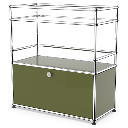 USM Haller Bar Sideboard Typ 1, Olivgrün RAL 6003