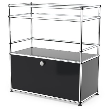 USM Haller Bar Sideboard Typ 1, Graphitschwarz RAL 9011