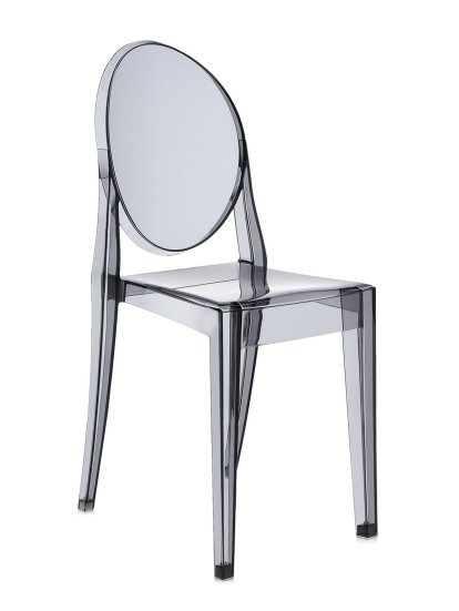 Victoria Ghost Stuhl, Transparent, Fumé